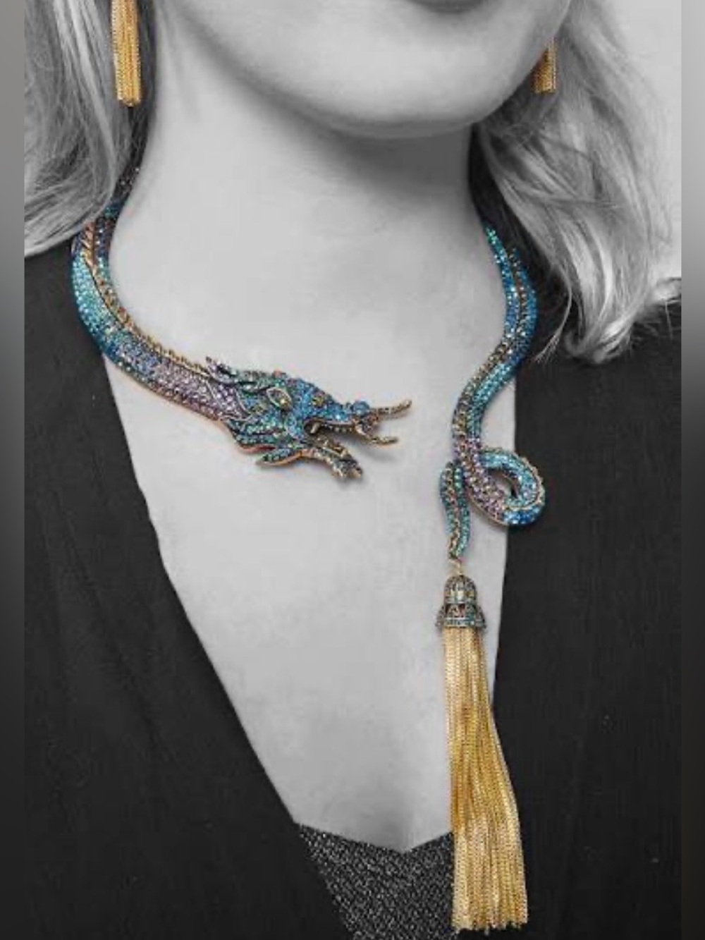 Heidi Daus 'Devine Dragon' Statement Set - Picture 14 of 15